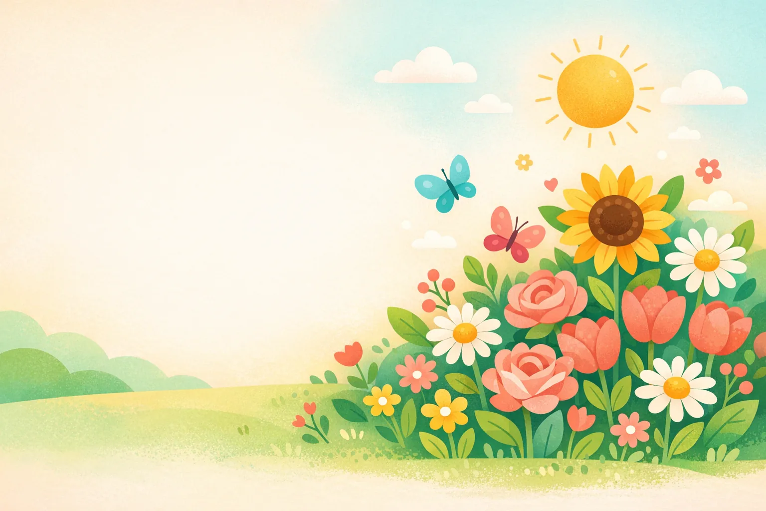 Colorful flower illustration