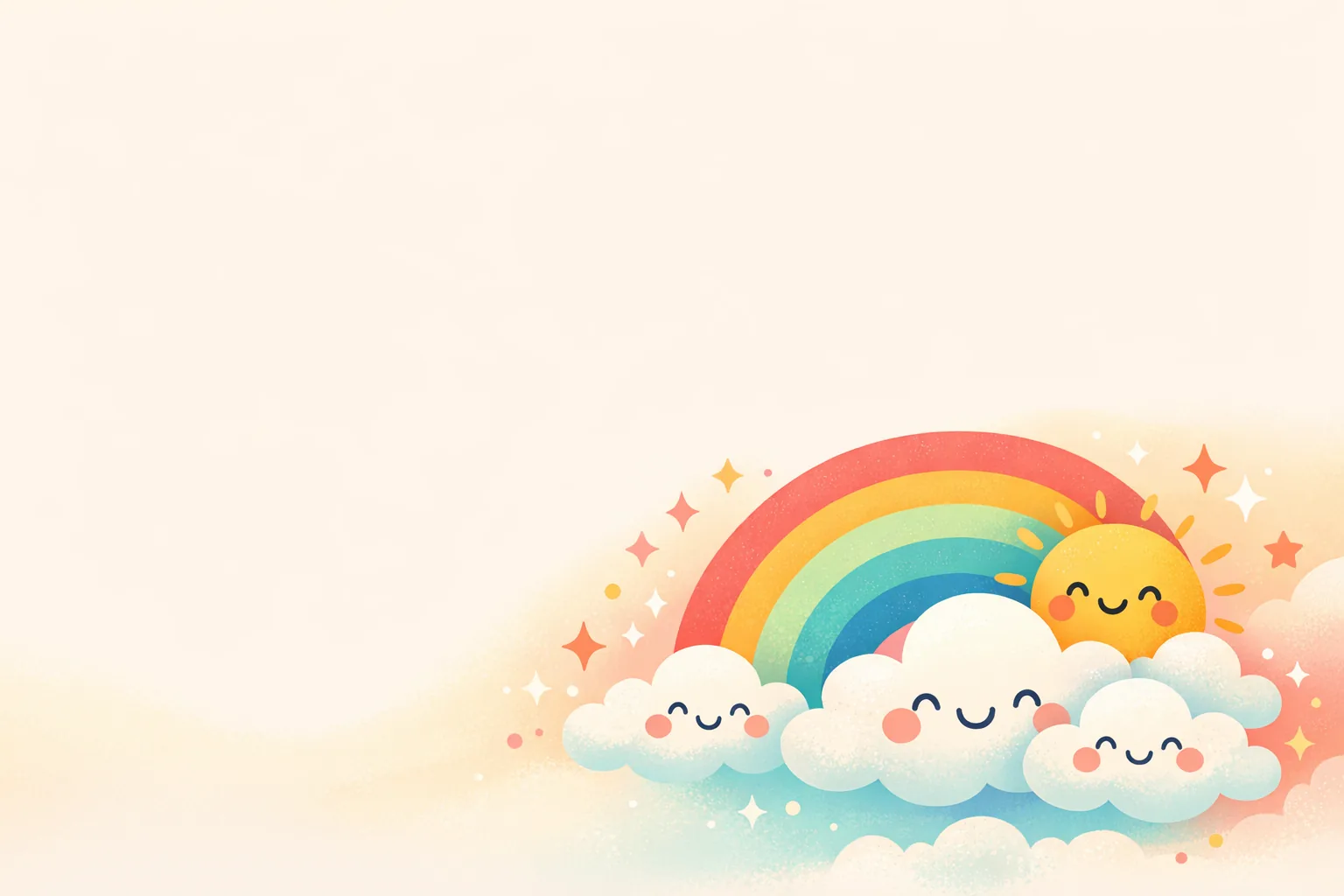 Colorful rainbow illustration