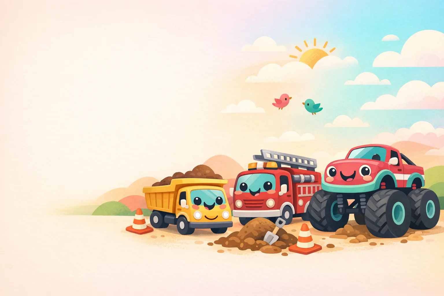 Colorful truck illustration