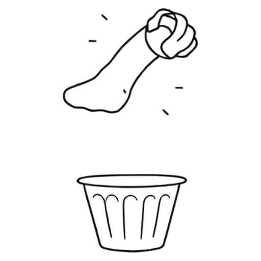 Sock-ball laundry basket