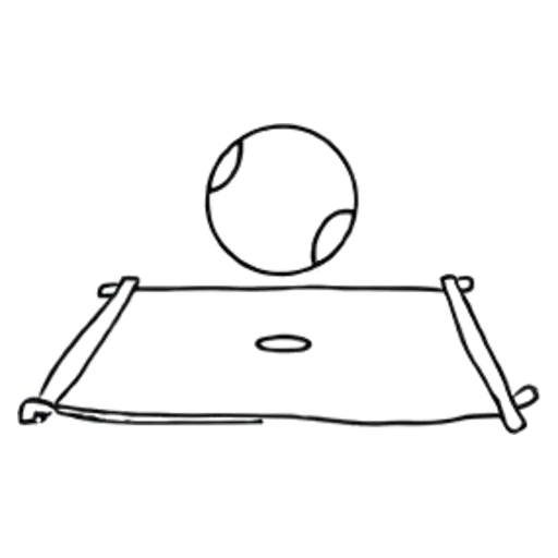 Tape-square target bounce